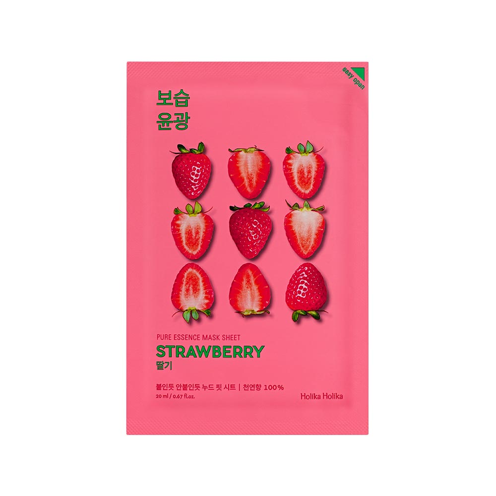 HOLIKA HOLIKA | Pure Essence Mask Sheet – Strawberry