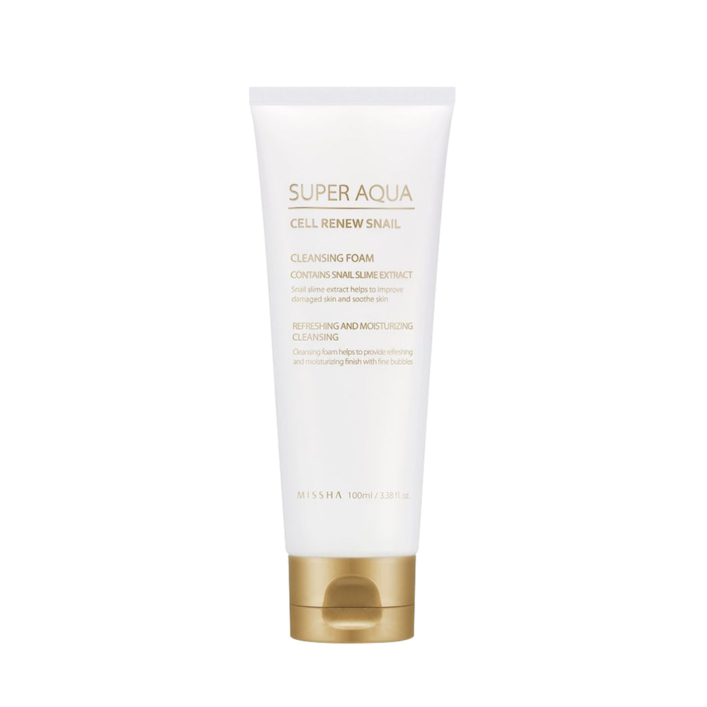 MISSHA | Super Aqua Cell Renew Snail Cleansing Foam