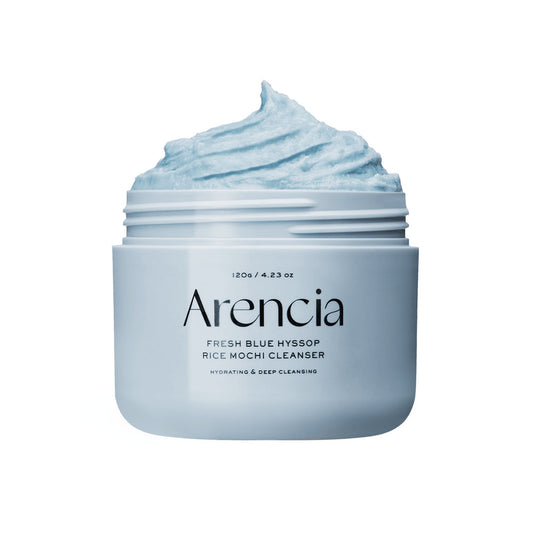 ARENCIA | Fresh Blue Hyssop Rice Mochi Cleanser