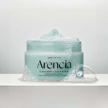 ARENCIA | Fresh Cloud Body & Scalp Scrub French Mint & Lily