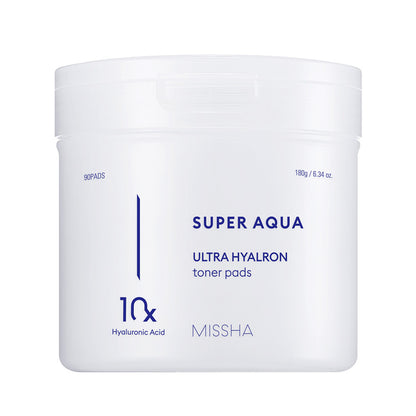 MISSHA | Super Aqua Ultra Hyalron Toner Pads